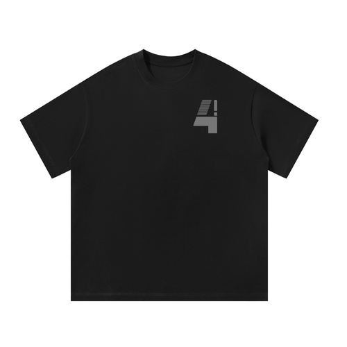front of black group b rally racing shirt shirt with grey 4